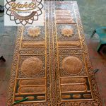 Pintu Kabah Tembaga Replika Kaligrafi Pintu Kabah