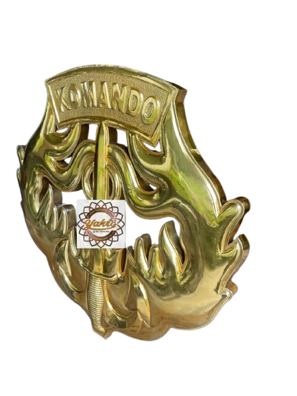 Logo Wings Komando Custom Kuningan