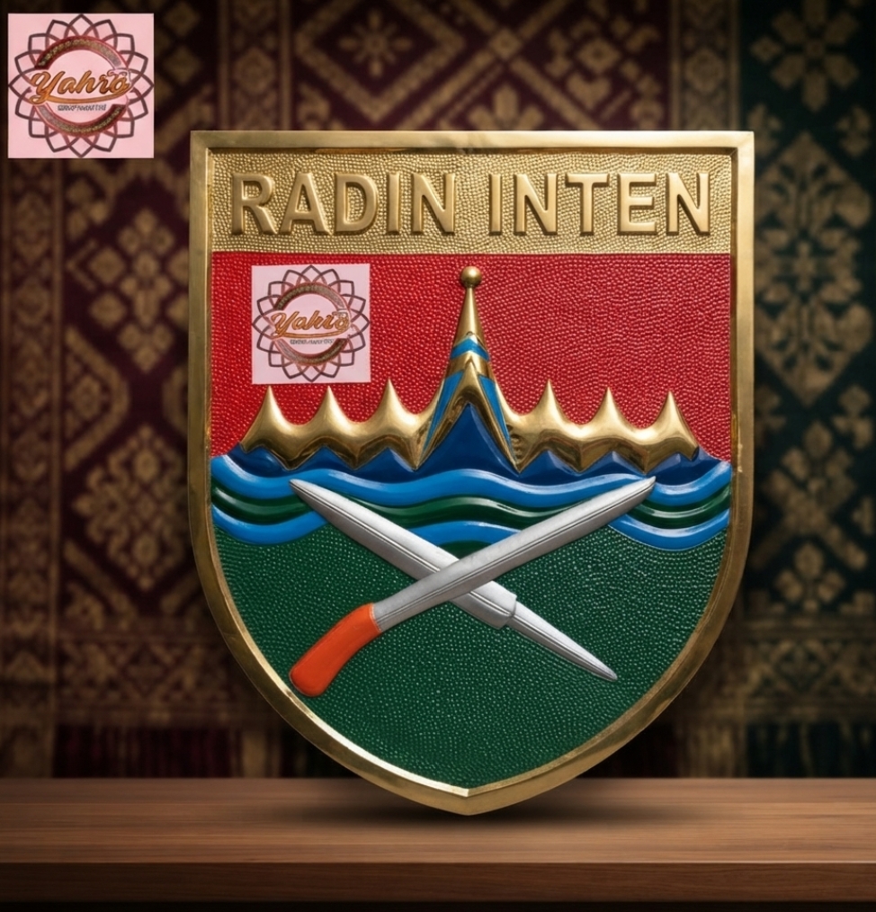 Pusat Pemesanan Lambang Kodam XXI/Radin Inten Custom Bahan Kuningan